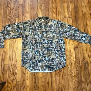 Rig-Camo Button Up